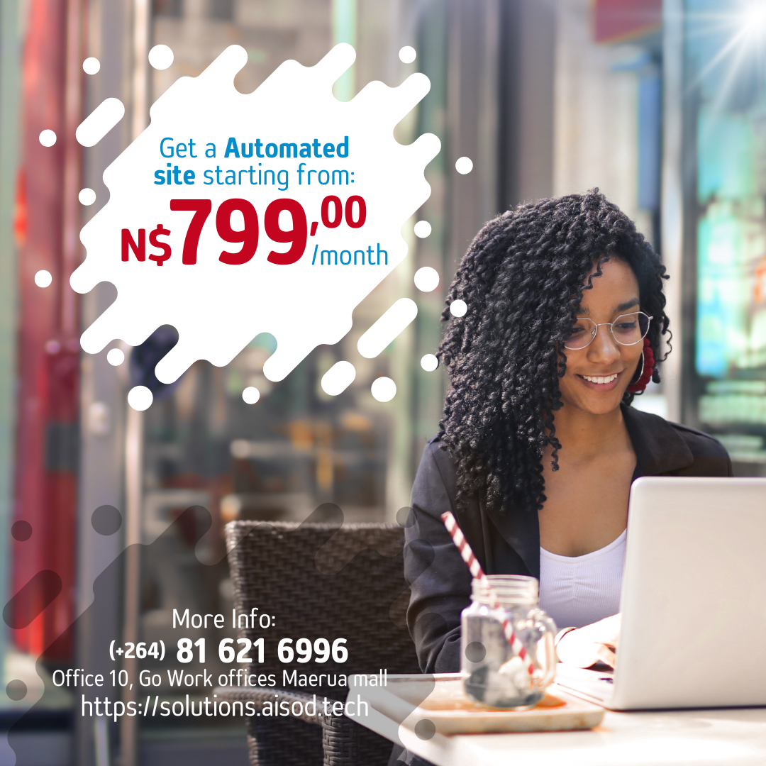 Your Perfect Plan Best for expanding businesses Start from just N$799 per month with a 7-day free trial AI-Powered Websites Modern, responsive websites with AI-driven features. 24/7 AI Customer Support Personalized User Experience Intelligent Content Recommendations